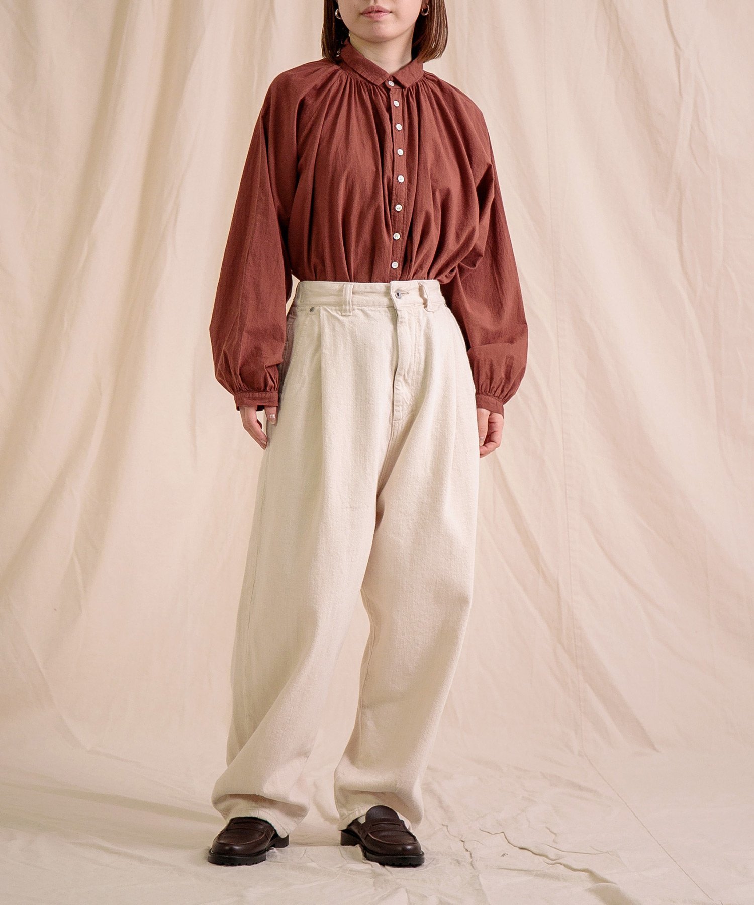 Brocante 生成デニム アンプリッセパンツ ドミンゴ パンツ ジーンズ・デニムパンツ ベージュ【送料無料】