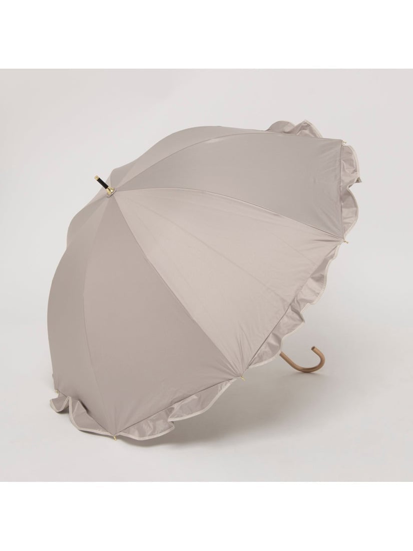 【SALE／30%OFF】cache nez 【晴雨兼用】【日傘】 UV カット率99%以上 PUへプラムバルーンショートパラソル アンビリオン ファッション雑貨 傘・長傘 ブラック