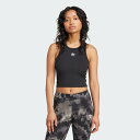 adidas 【公式】アディダス adidas エッセンシャルズ リブ タンクトップ アディダス トップス ノースリーブ・タンクトップ ブラック【送料無料】