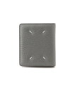 Maison Margiela レザーウォレット メゾンマルジェラ 財布・ポーチ・ケース 財布 ブラック グレー【送料無料】