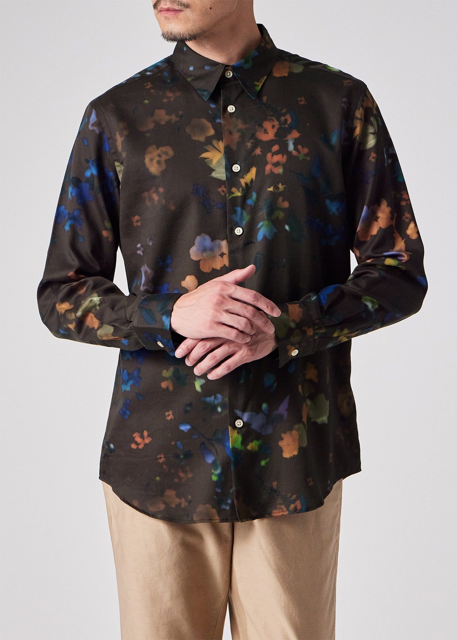 Paul Smith "Dreamscale Placement" シャツ ポール・スミス トップス シャツ・ブラウス ブラウン【送料無料】