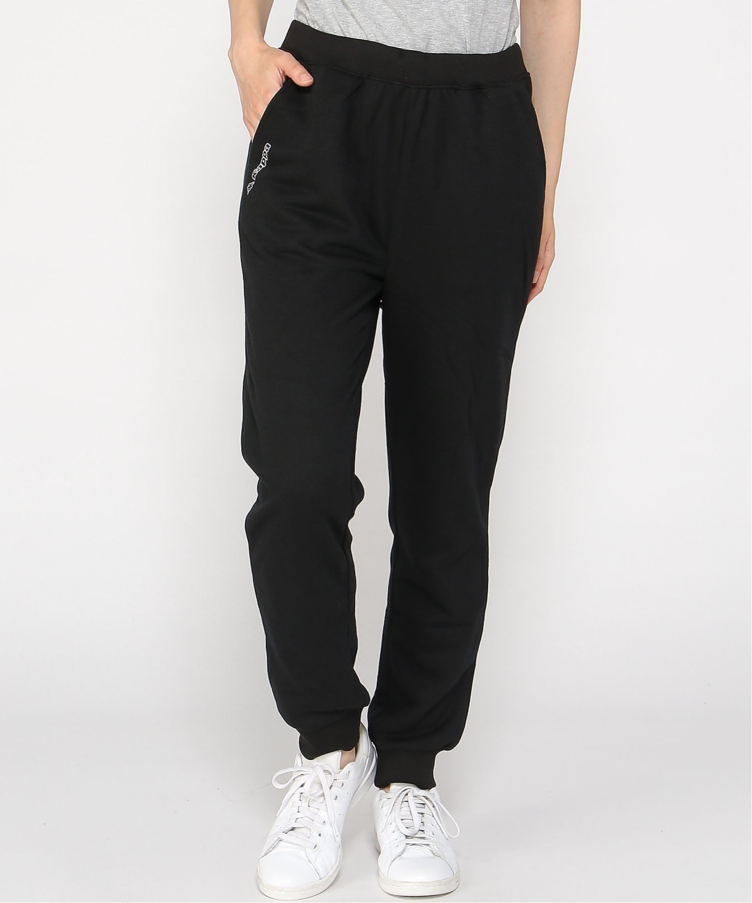 【SALE/50%OFF】Kappa Kappa/(W)裏毛ロングパンツ ニッキー パンツ ジャージ・スウェットパンツ ブラック ネイビー グレー