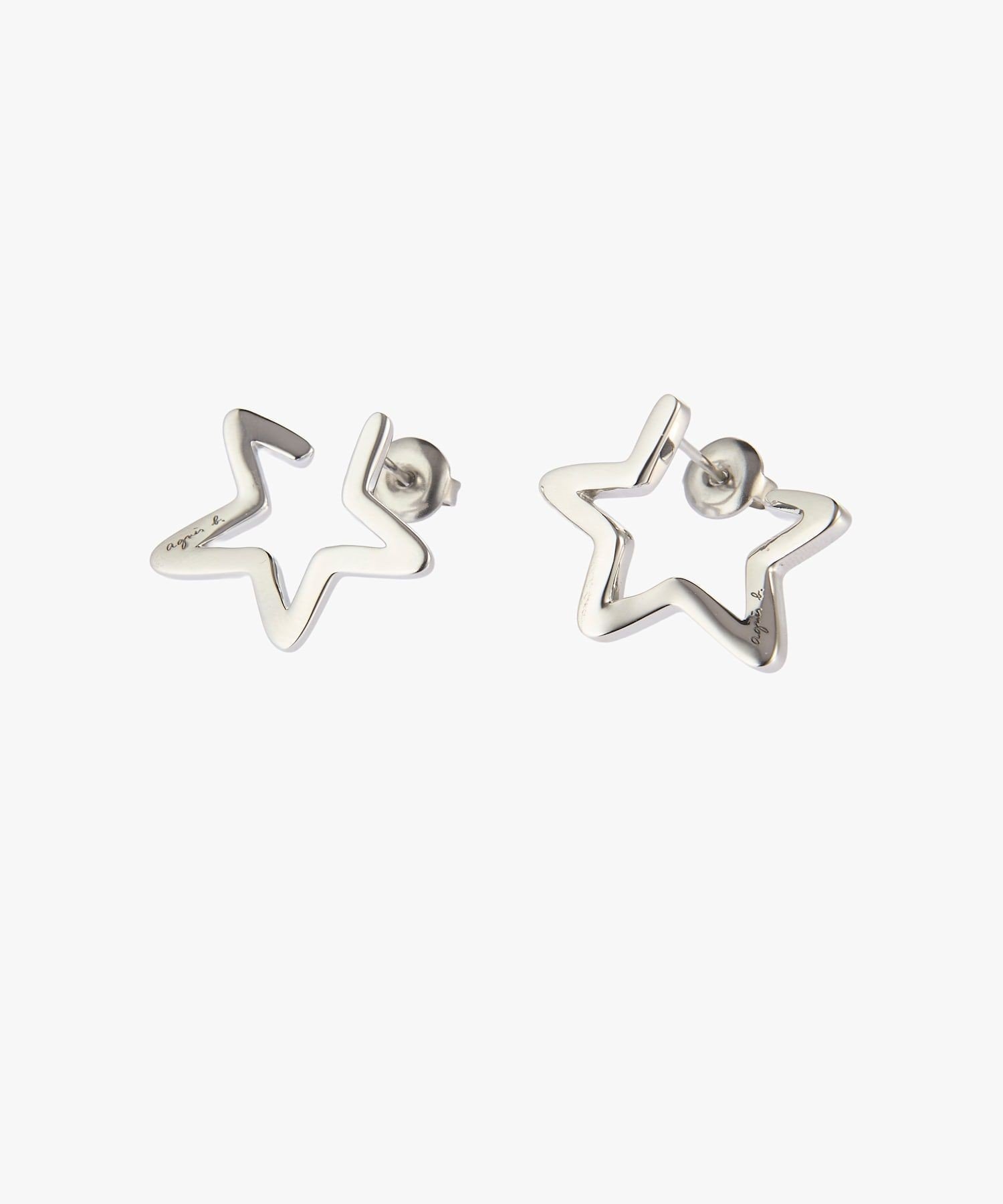 agnes b. FEMME スターモチーフ ピアス "Rock Star" アニエスベー アクセサリー・腕時計 ピアス シルバー【送料無料】