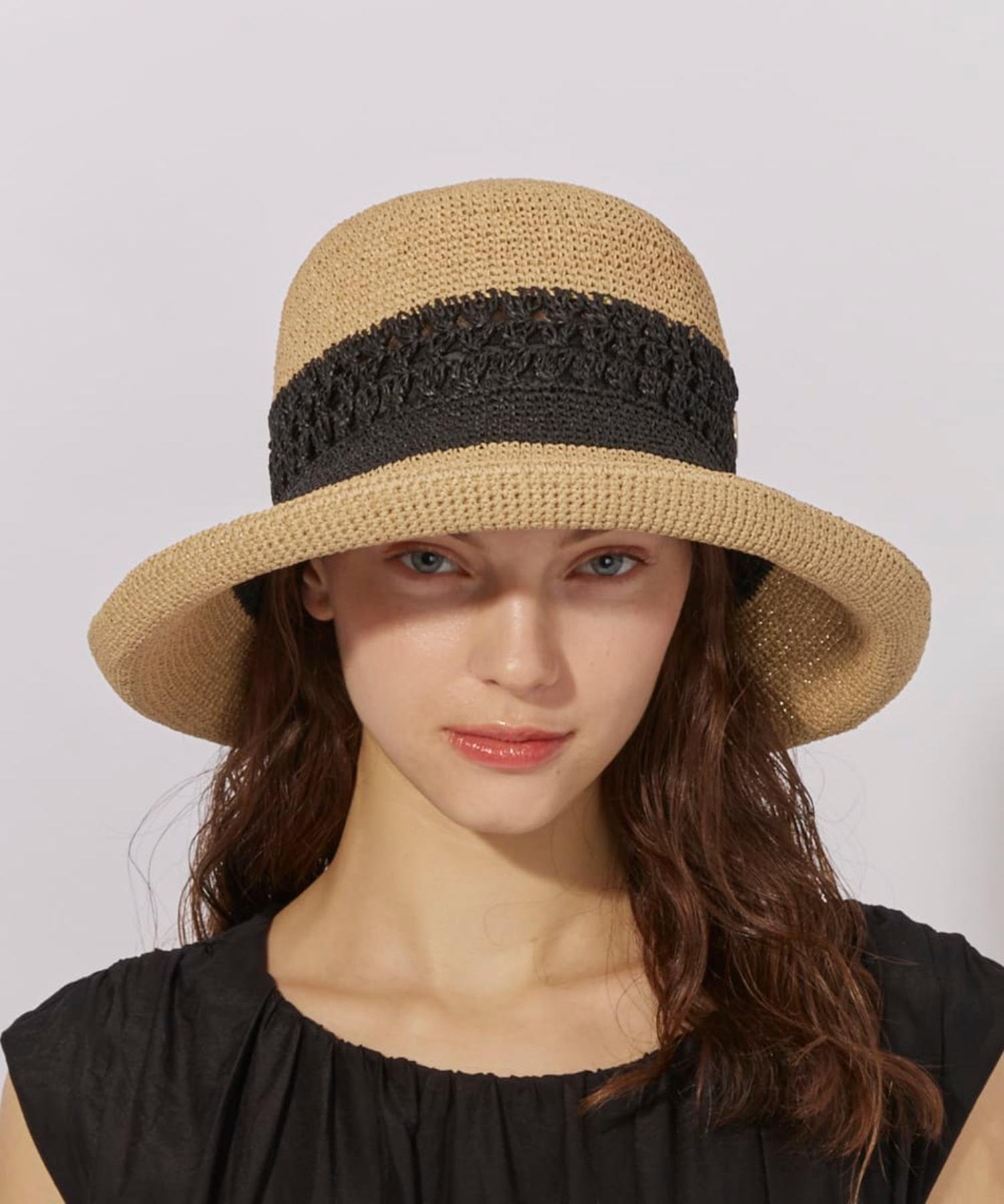 Chapeau d' O Chapeau d' O Sasawashi Sailor / シャポードオー オーバーライド 帽子 ハット ブラック ベージュ【送料無料】