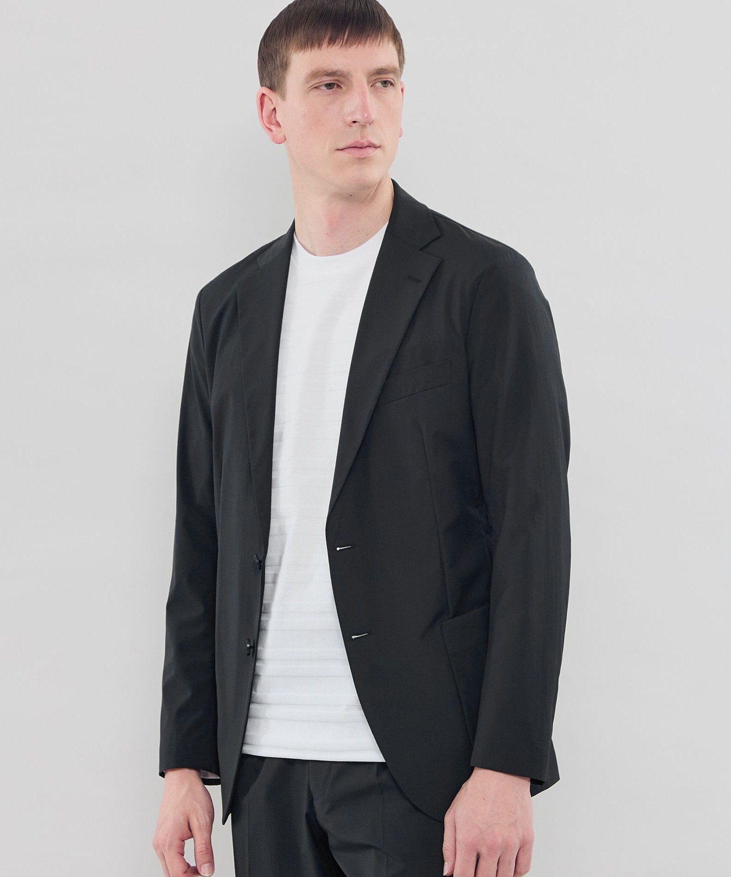 MACKINTOSH LONDON 【FEATHER-TECH PAC】FLEX WOOLセットアップジャケット マッキントッシュ ロンドン ジャケット・アウター その他のジャケット・アウター ブラック【送料無料】