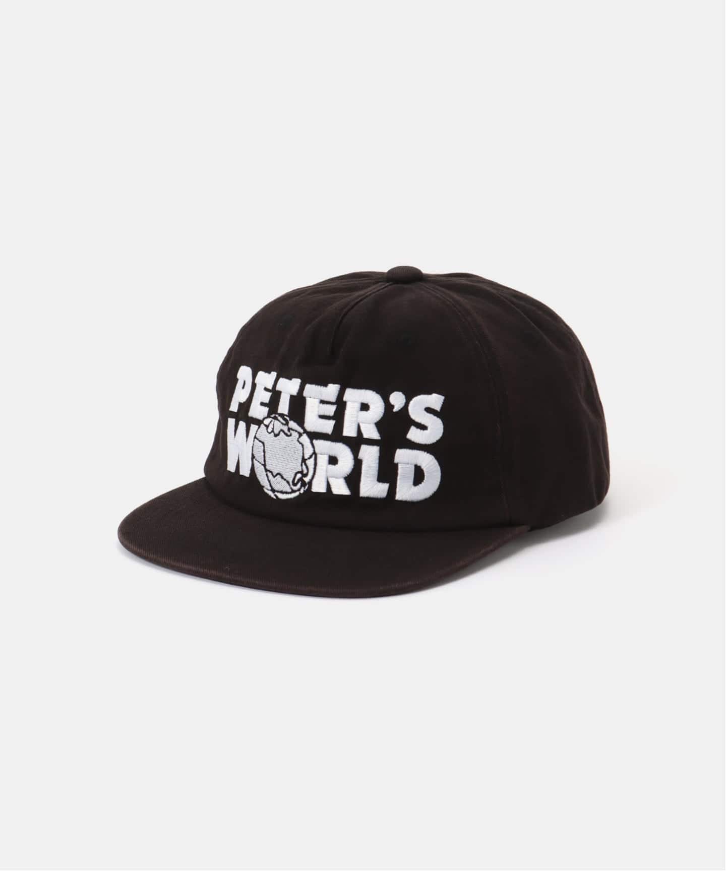 B.C STOCK 【WEB+一部店舗限定】MY NAME IS PETER / 5-PANEL PETER'S WORLD CAP ベーセーストック 帽子 キャップ ブラック イエロー【送料無料】