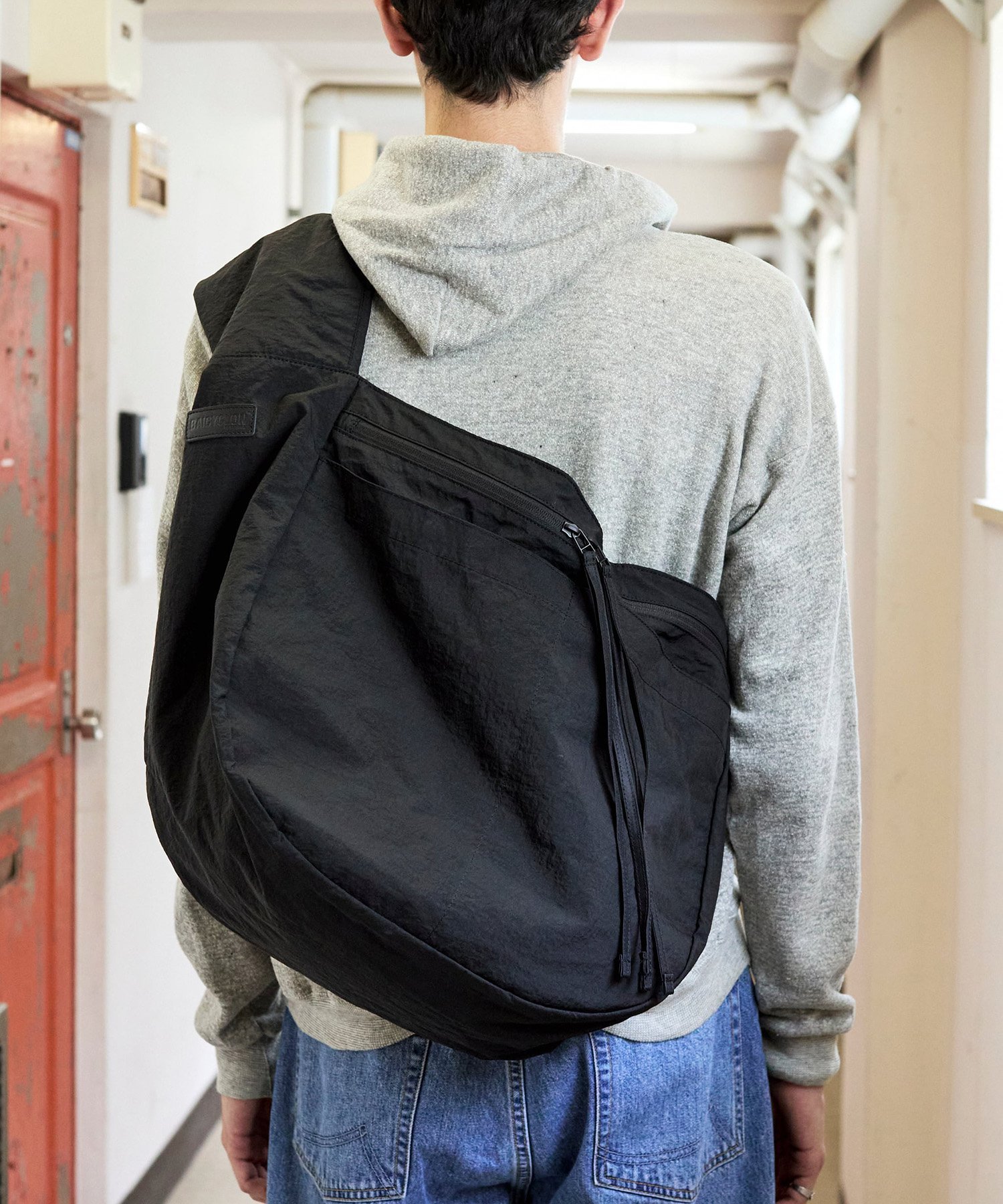 【SALE／5%OFF】BAICYCLON BAICYCLON/BIG SHOULDER BAG BCL-113 セットアップセブン バッグ ショルダーバッグ ブラック【送料無料】