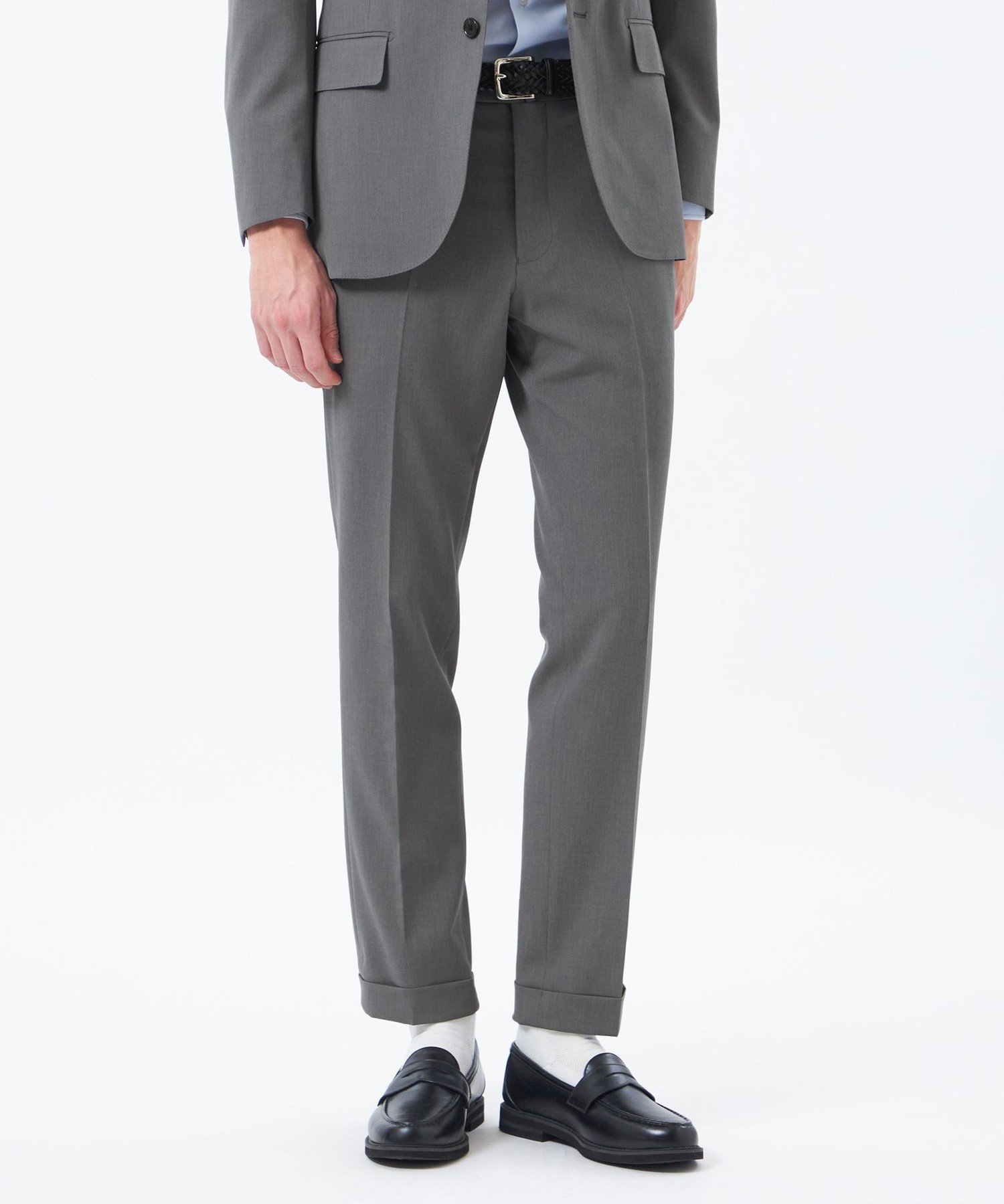 MACKINTOSH PHILOSOPHY トロッター トラウザーズ#070 ハイストレッチメッシュ マッキントッシュ フィロソフィー パンツ スラックス・ドレスパンツ ブルー ネイビー グレー【送料無料】