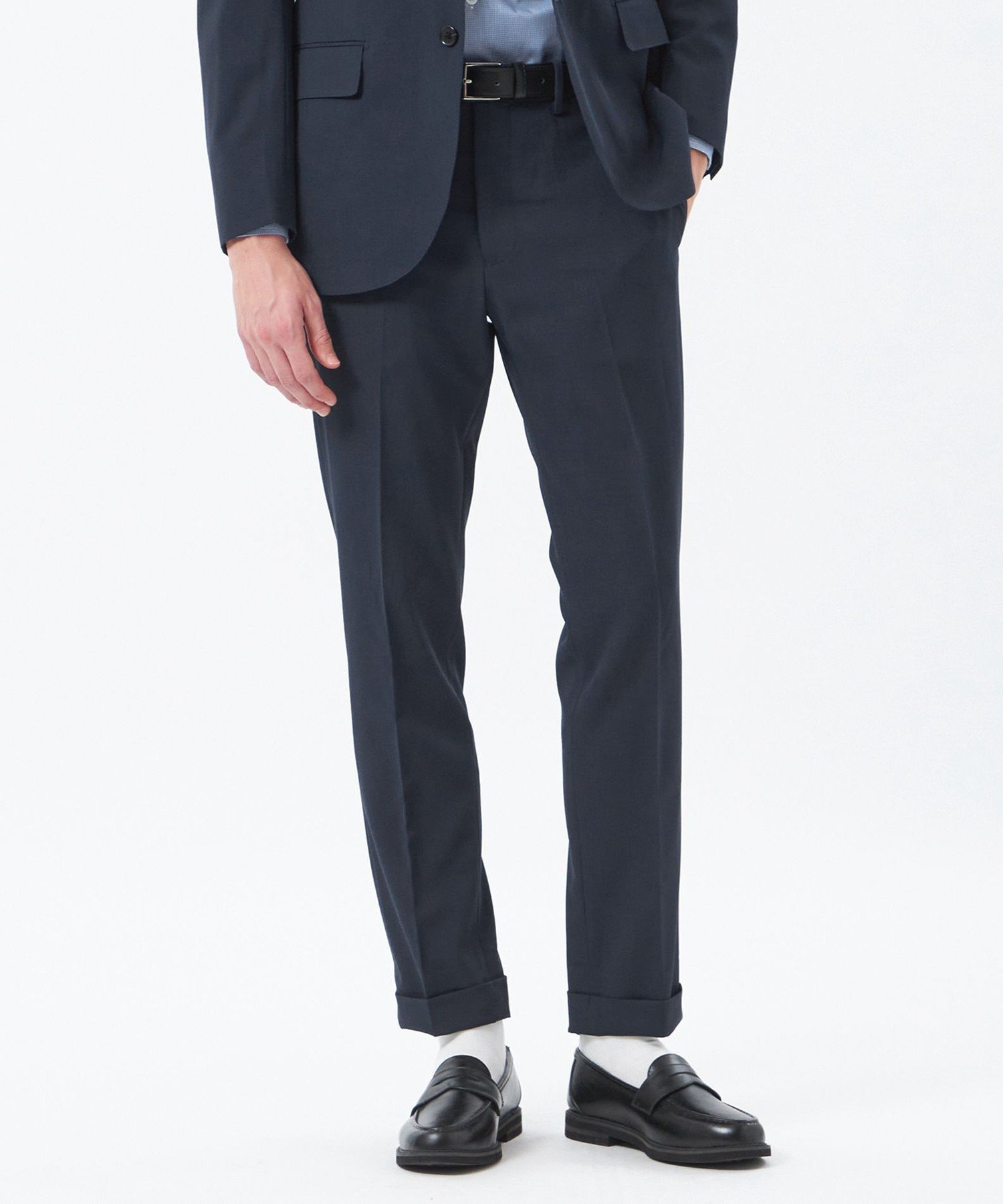 MACKINTOSH PHILOSOPHY トロッター トラウザーズ#070 ハイストレッチメッシュ マッキントッシュ フィロソフィー パンツ スラックス・ドレスパンツ ブルー ネイビー グレー【送料無料】