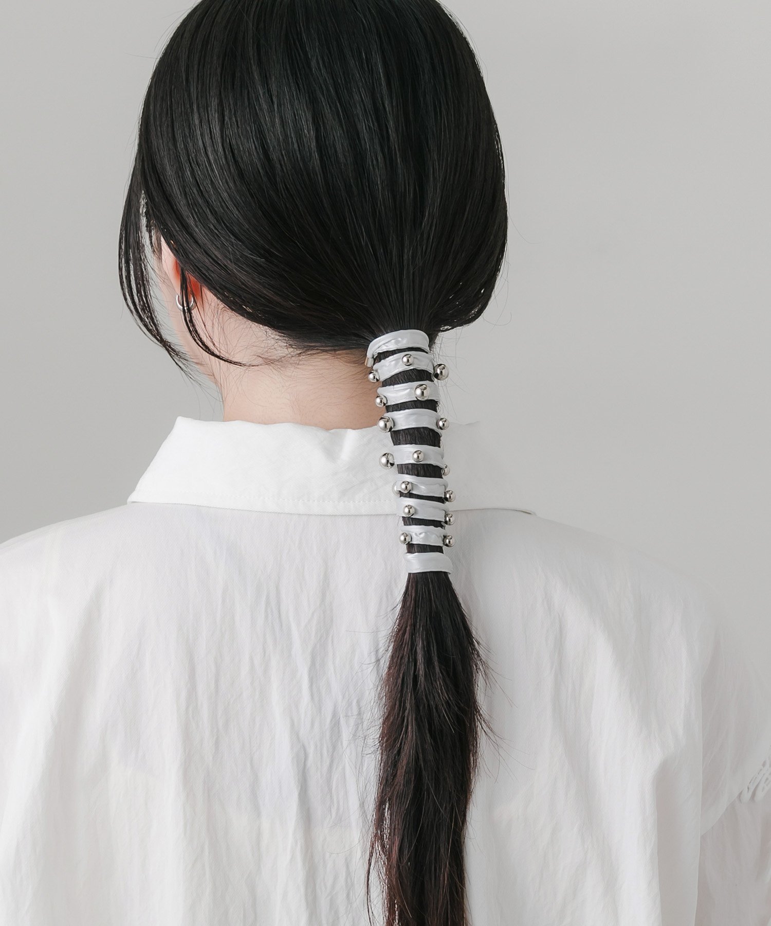 【SALE／50%OFF】SMELLY メタルボールグルグルヘアワイヤー スメリー ヘアアクセサリー その他のヘアアクセサリー シルバー