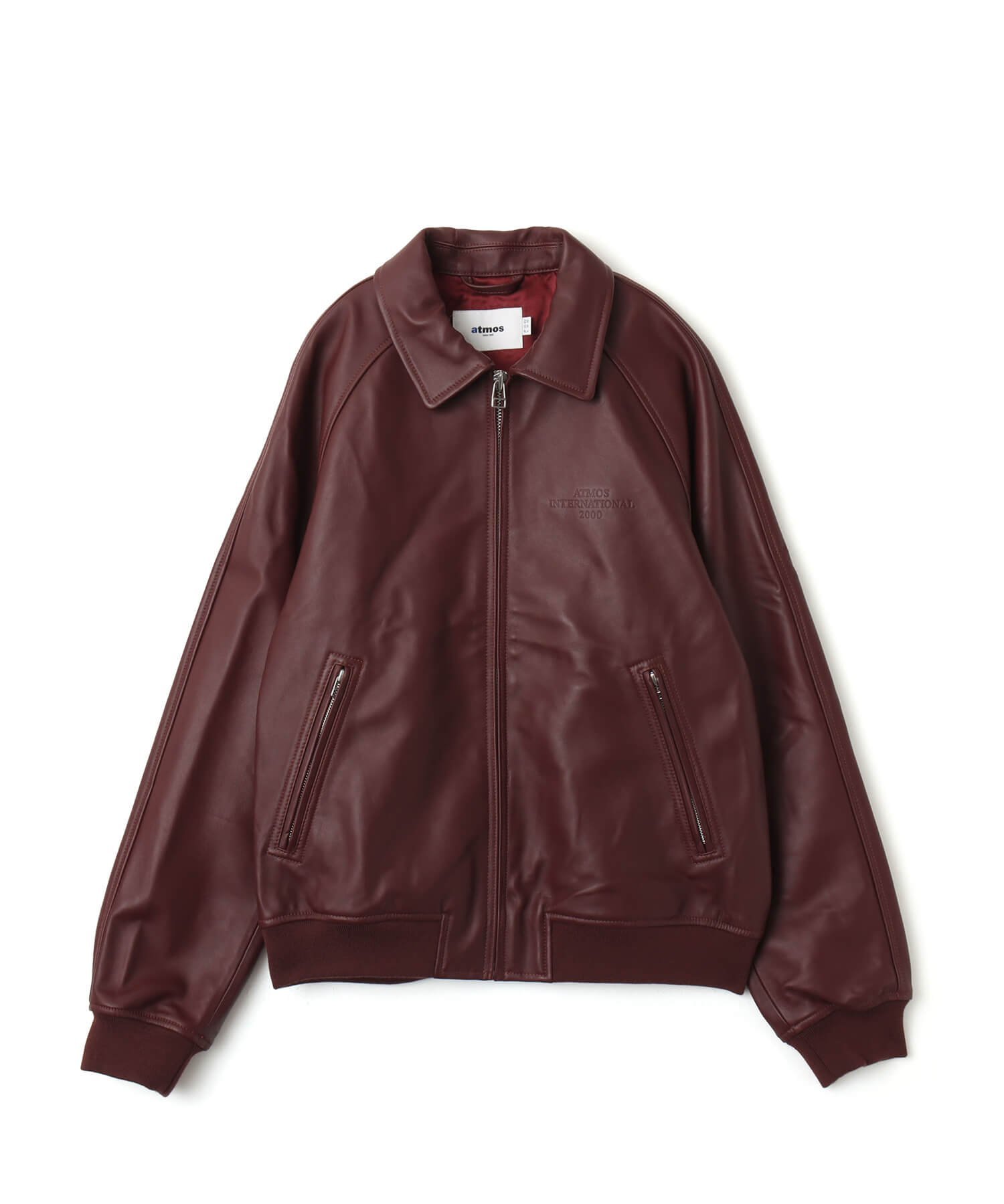 atmos atmos Sheep Leather Jacket BURGUNDY アトモス ジャケット・アウター その他のジャケット・アウター【送料無料】