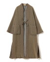 【SALE／70%OFF】BEAMS BOY maturely / Blanket Gown ビームス アウトレット ジャケット・アウター その他のジャケット・アウター ブラウン カーキ【送料無料】