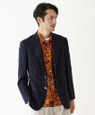 【SALE/40%OFF】TAKEO KIKUCHI 【THE FLAGSHIP】ウールモヘヤ メッシュ ジャケット タケオキクチ ジャケット・アウター テーラードジャケット・ブレザー ネイビー【送料無料】