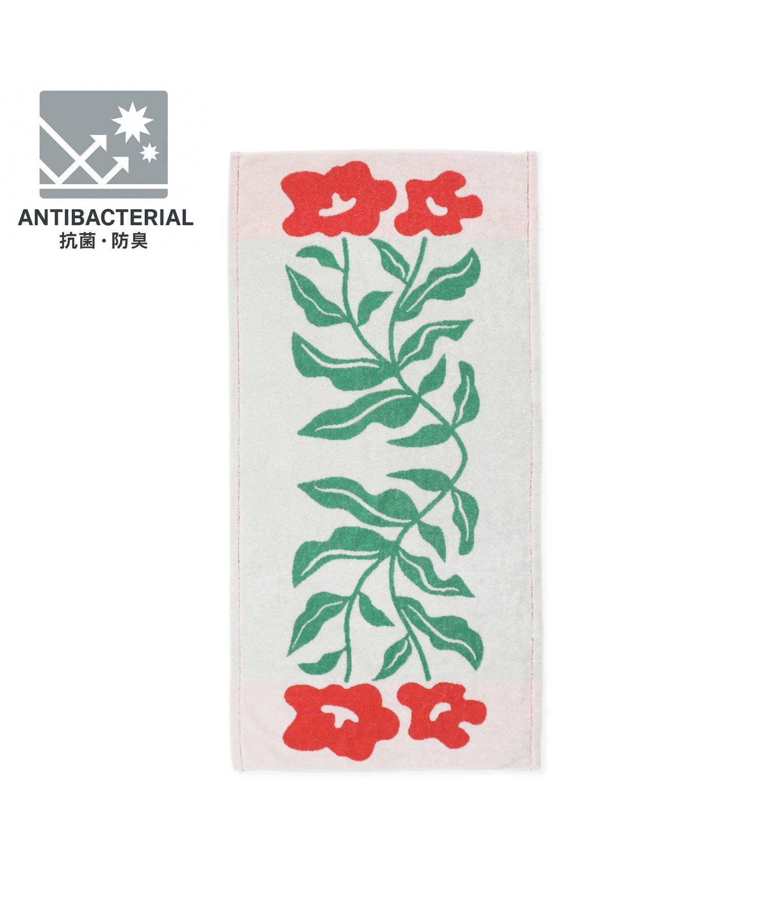 Francfranc 抗菌防臭 アート バスタオル フラワー フランフラン インテリア・生活雑貨 タオルのサムネイル