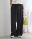 PAGEBOYLIM 【PBLIM/WEB限定】-3kg見え/COZY(コージー)カットワイドパンツ ページボーイ パンツ その他のパンツ グレー ブラック【送...