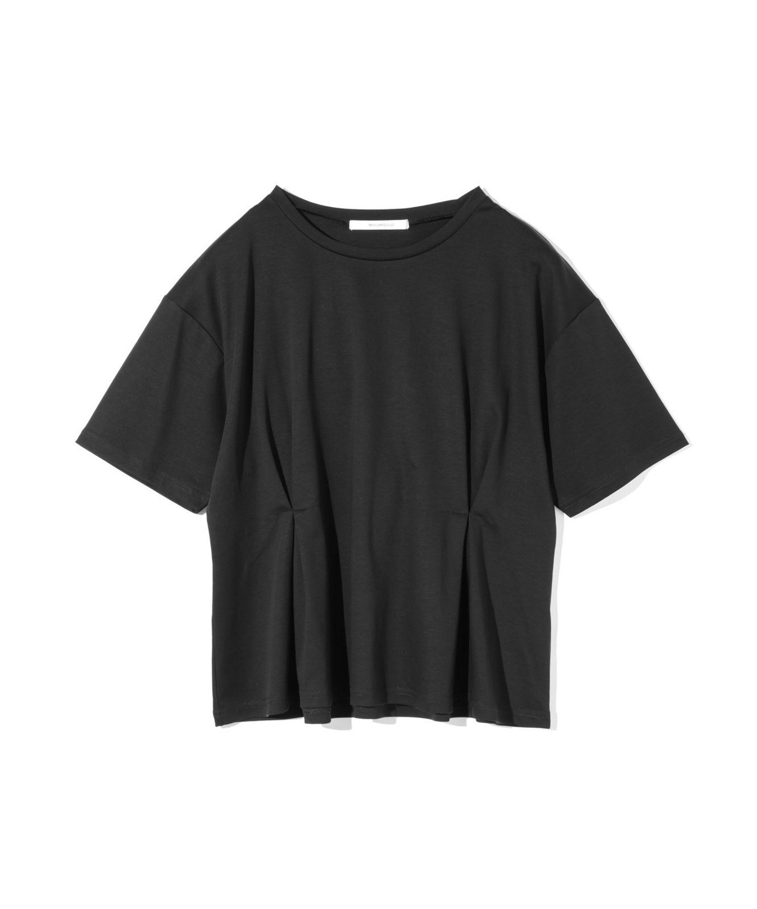 MIDIUMISOLID MIDIUMISOLID for Ladies ウエストタックスムースカットソー マーコート トップス カットソー・Tシャツ ホワイト グリーン ブラック
