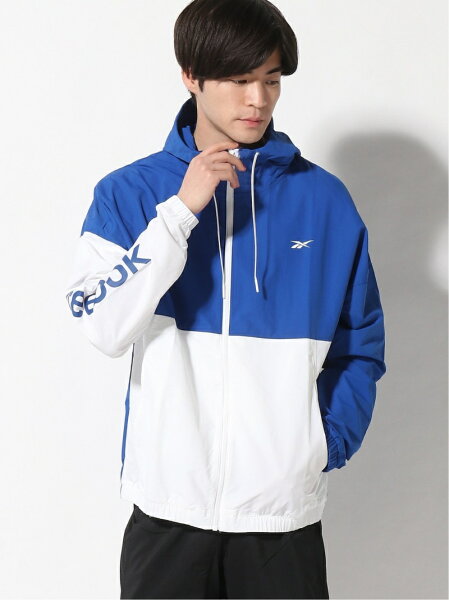 Reebok(M)TELINEARLOGOWINDBRKRリーボックコート/ジャケットナイロンジャケットブルーレッド