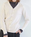 【SALE/70%OFF】ROPE' PICNIC オーガニックスイスニットカーディガン ロペピクニック トップス カーディガン ブルー ピンク ホワイト ネイ...