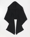 【SALE/60%OFF】SENSE OF PLACE フードツキニットストール センス オブ プレイス ファッション雑貨 マフラー・ストール・ネックウォーマー ブラック ホワイト
