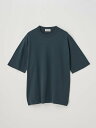 JOHN SMEDLEY ウェルトヘム半袖コットンニットTシャツ | TINDALL | 24G ジョンスメドレー トップス ニット【送料無料】
