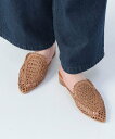 BEAMS HEART WOMEN ペーパーレース編み ミュールサンダル(22.5~24.5cm) 25SS ビームス ハート シューズ・靴 サンダル ホワイト...