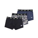 New Balance プレミアムボクサー 3インチ前閉じ3P ニューバランス インナー・ルームウェア ボクサーパンツ・トランクス