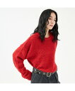 ABAHOUSE LASTWORD 【Revo.レボ】 モヘアライク オーバーニット/ルーズフィット /ユニセックス アバハウス トップス ニット レッド グレー ブラック ブルー【送料無料】