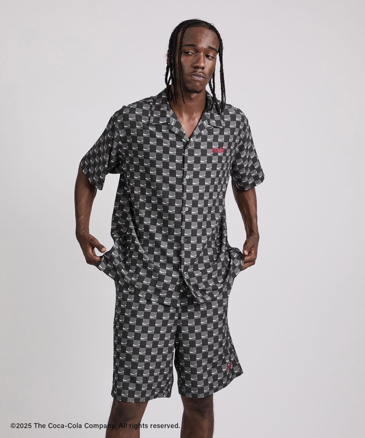 Saturdays NYC Coca-Cola 70s DRD All Over Printed Shirt サタデーズ　ニューヨークシティ トップス シャツ・ブラウス ブラック