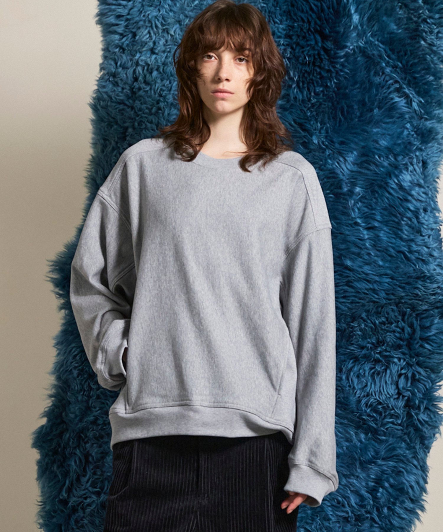 MAISON SPECIAL Prime-Over Crew Neck Pullover Sweatshirt メゾンスペシャル トップス スウェット・ト..