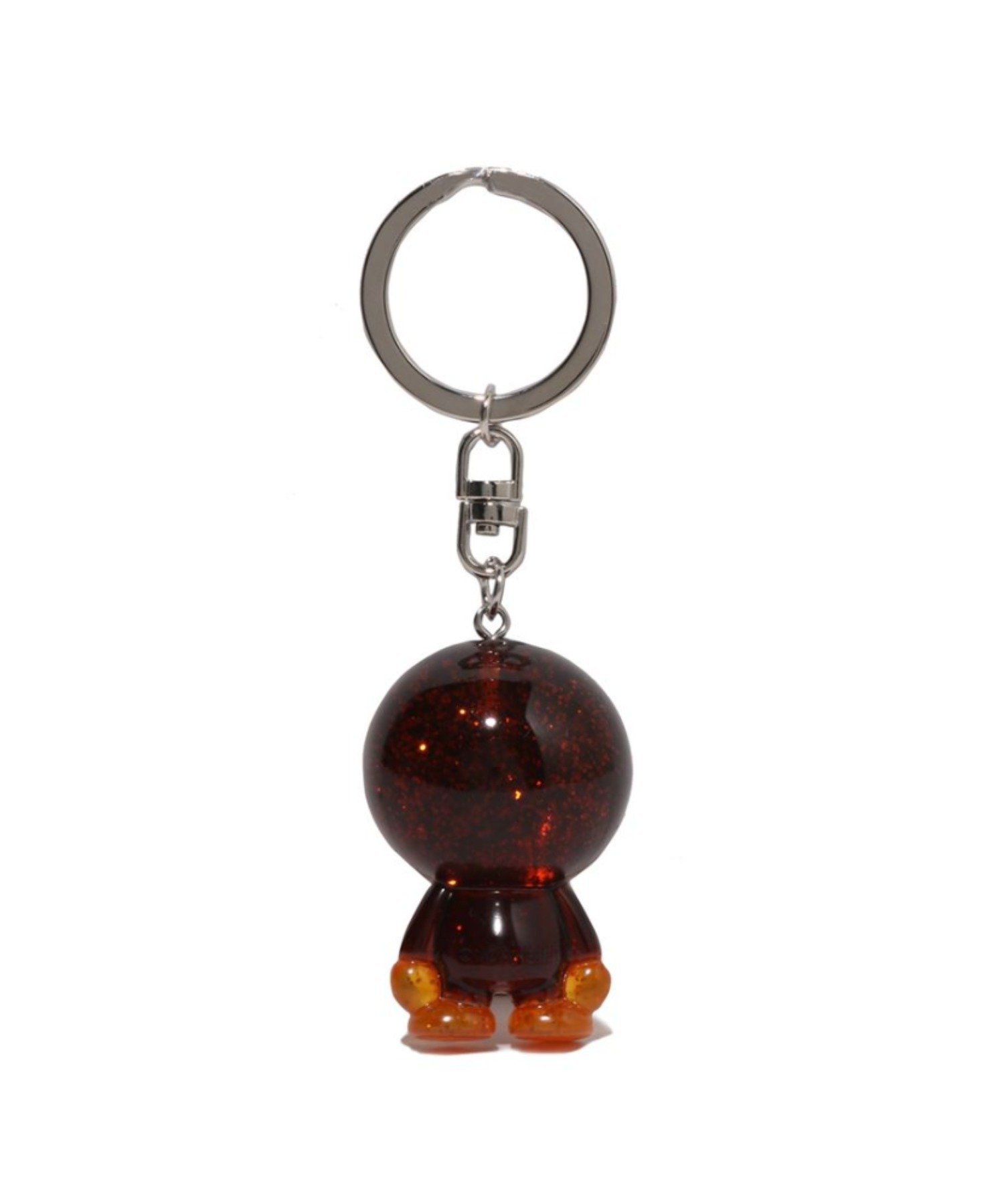 A BATHING APE BABY MILO KEYCHAIN ア ベイシング エイプ ファッション雑貨 チャーム・キーチェーン ブラウン【送料無料】