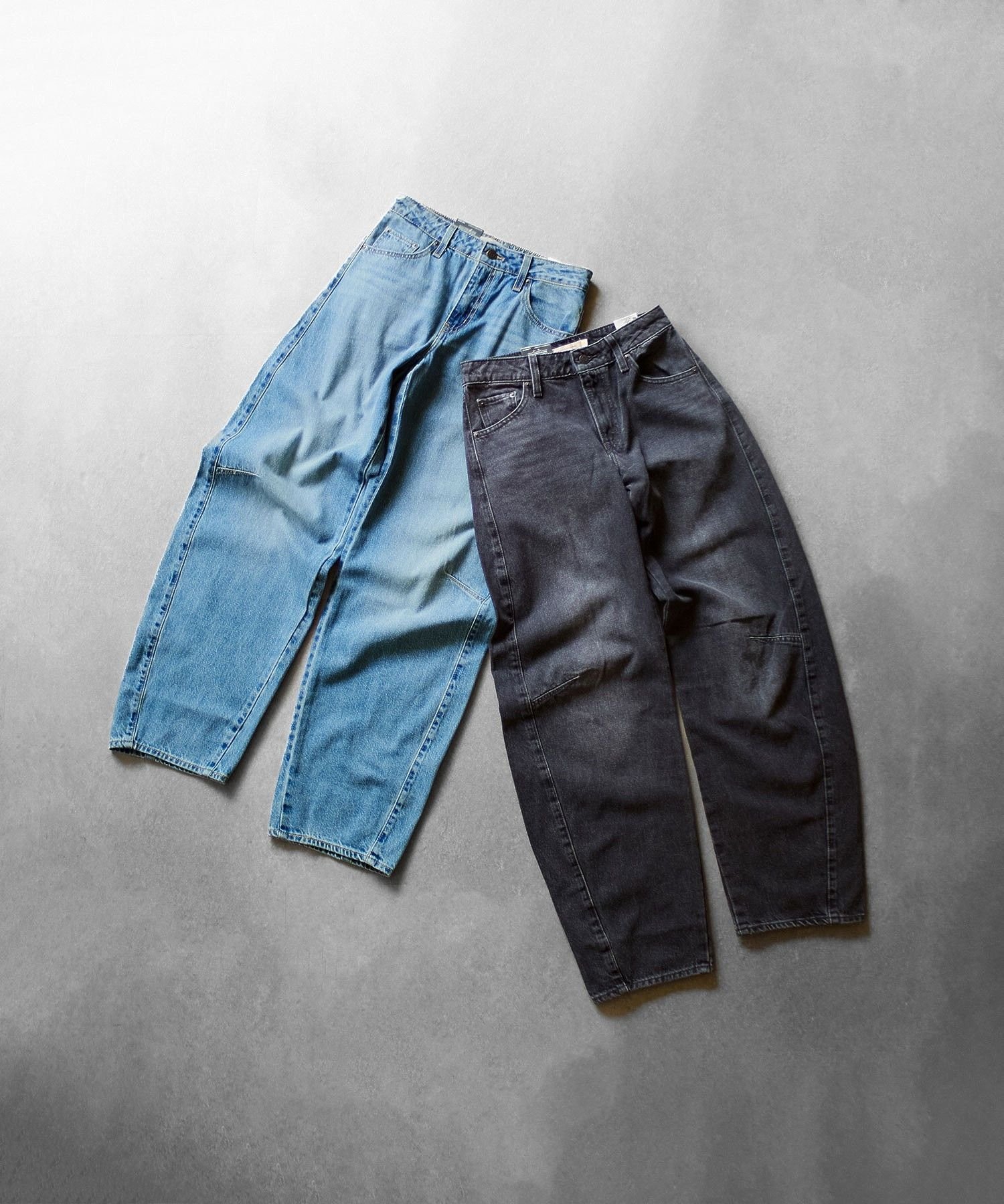 ROSE BUD LEVIS/BAGGY DAD BARREL ローズバッド パンツ ジーンズ・デニムパンツ ブルー ブラック
