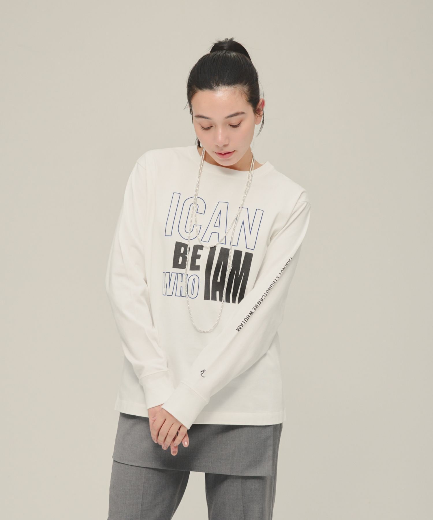 レースドッキングロンTEE ジーナシス　新品未使用　今季新作 レースドッキングロンTEE/608975（Tシャツ/カットソー）｜JEANASIS（ジーナシス）のファッション通販 - ZOZOTOWN