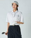 UNITED ARROWS GOLF ウィメンズ パイピング ショート ポロシャツ ユナイテッドアローズ スポーツ・アウトドア用品 ゴルフグッズ ネイビー ホワ...