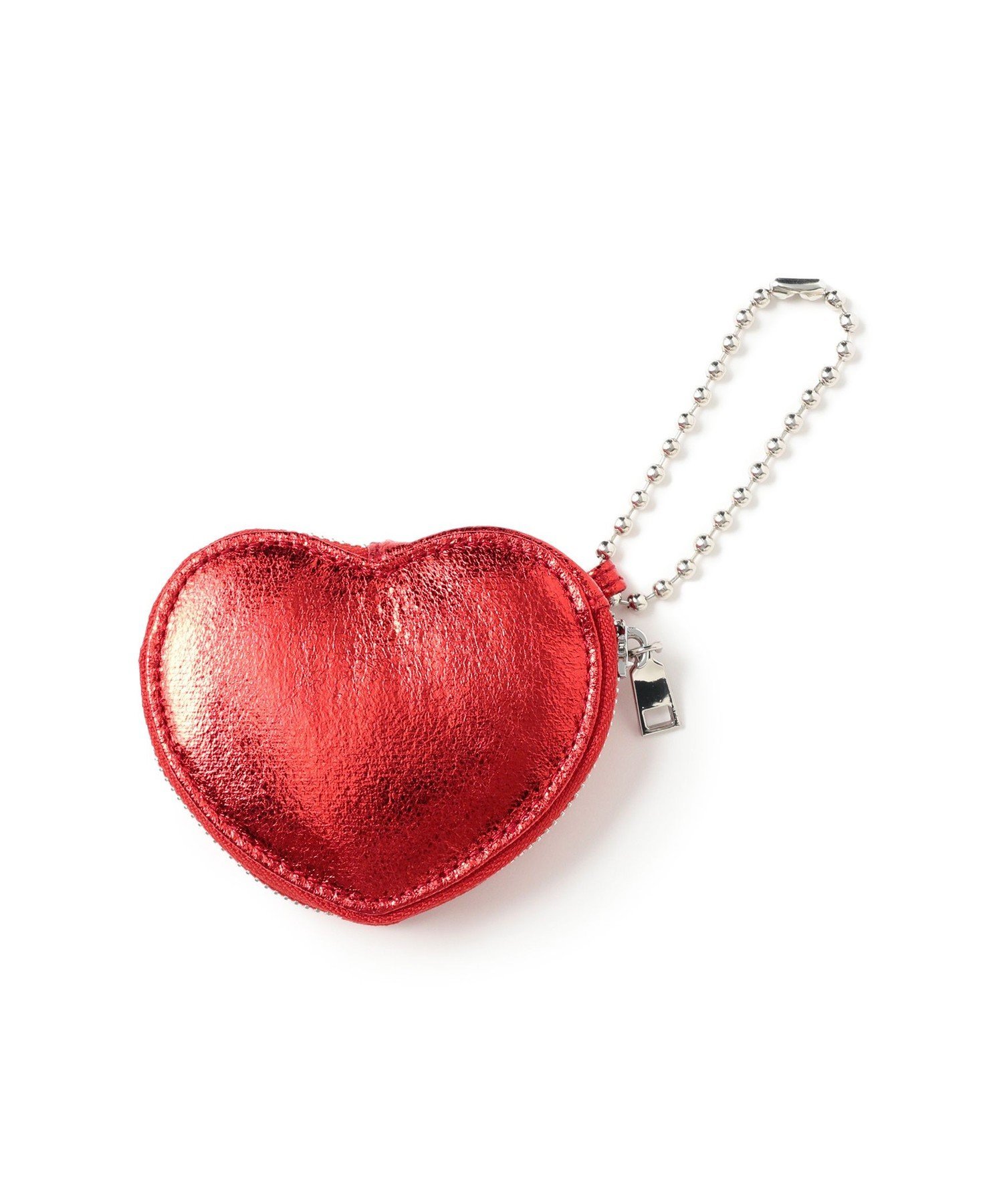 Ray BEAMS ハート ポーチ ビームス ウイメン 財布・ポーチ・ケース ポーチ レッド シルバー