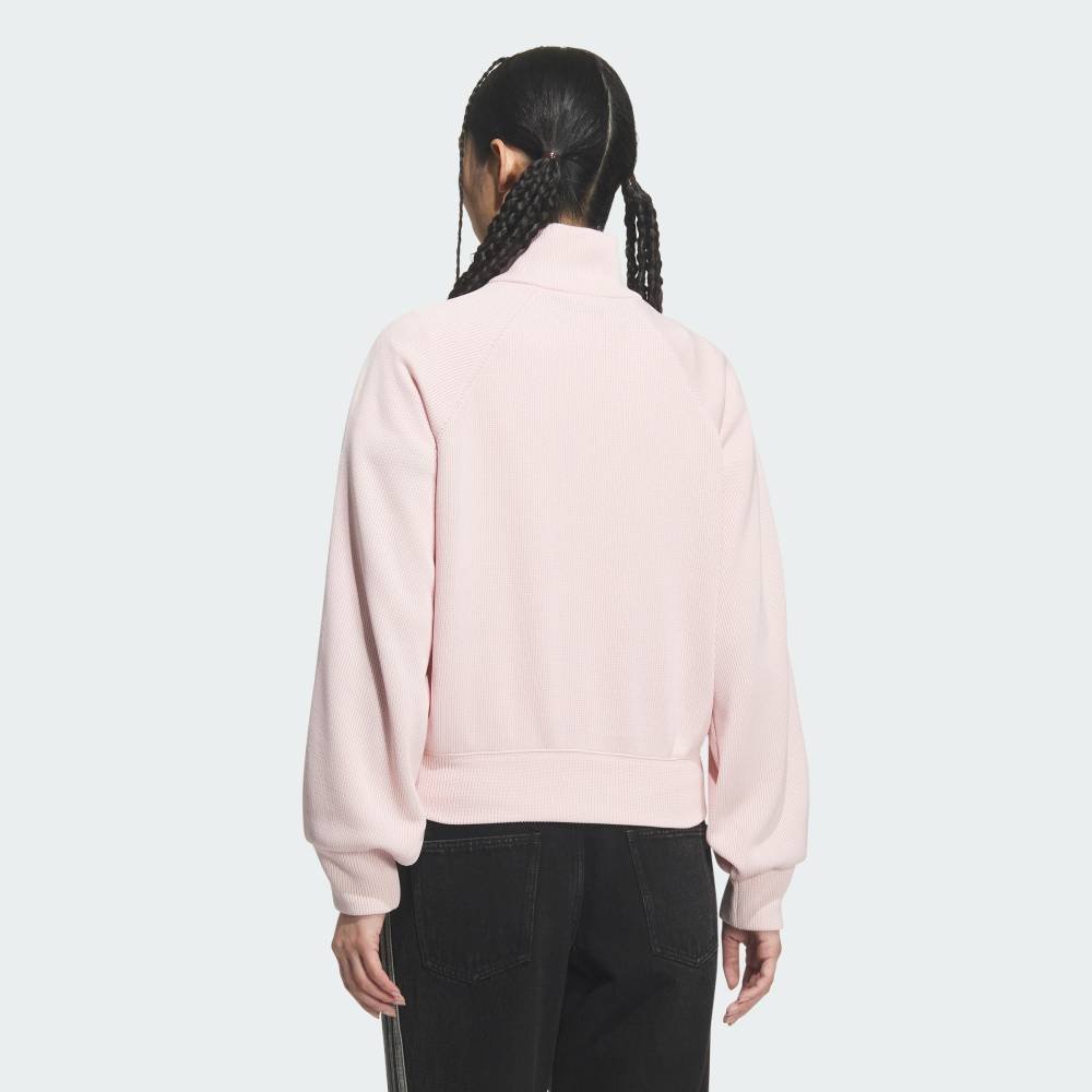 adidas 【公式】アディダス adidas ニット バルーン トラックトップ アディダス トップス その他のトップス ピンク【送料無料】