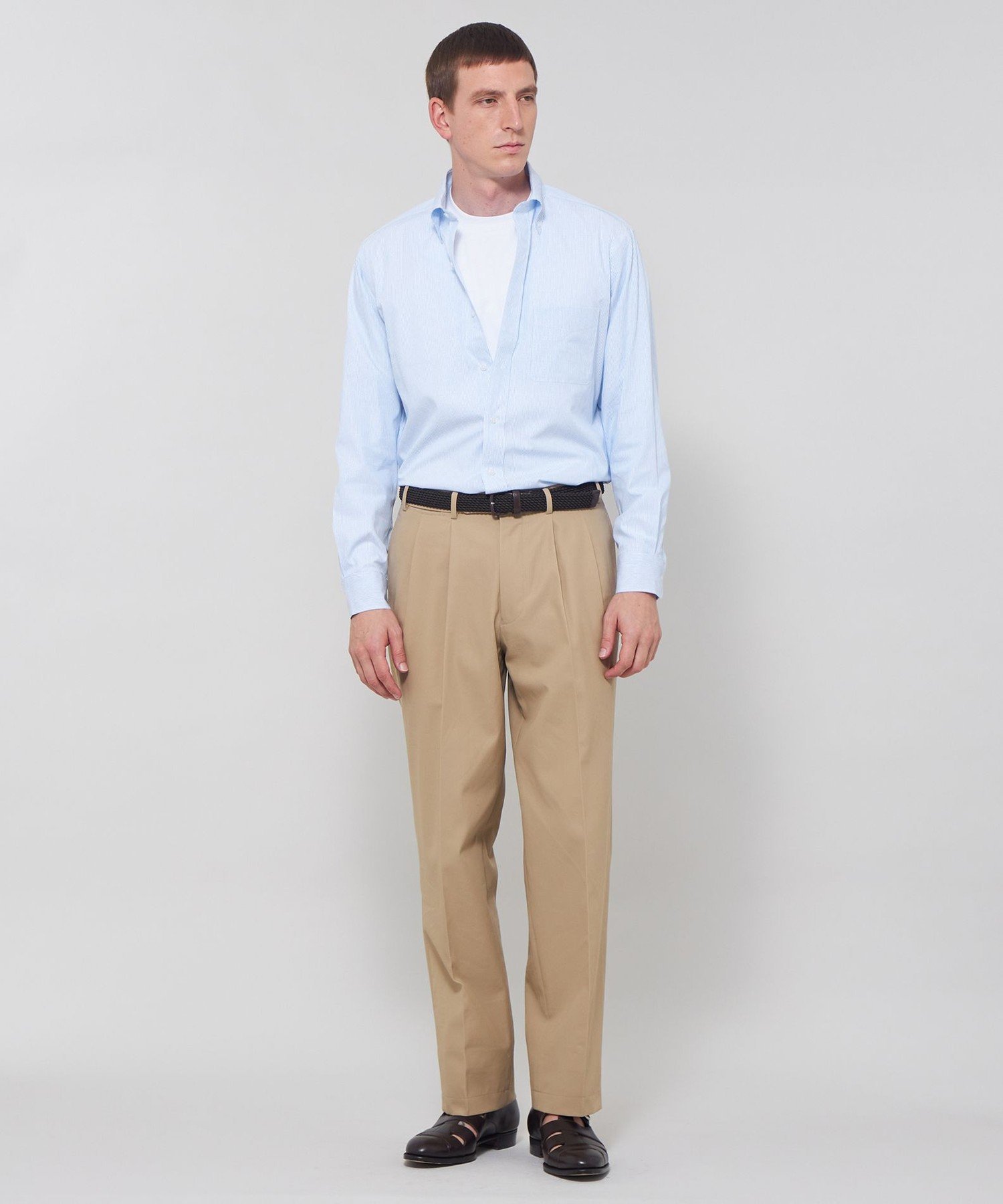 MACKINTOSH LONDON ジオメトリックジャカードシャツ マッキントッシュ ロンドン トップス シャツ・ブラウス ブルー パープル【送料無料】