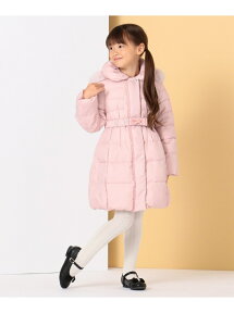 【SALE／50%OFF】組曲 KIDS 【ひなちゃん着用/110~140cm】ロングダウンコート クミキョク コート/ジャケット ダウンジャケット ピンク ネイビー【送料無料】