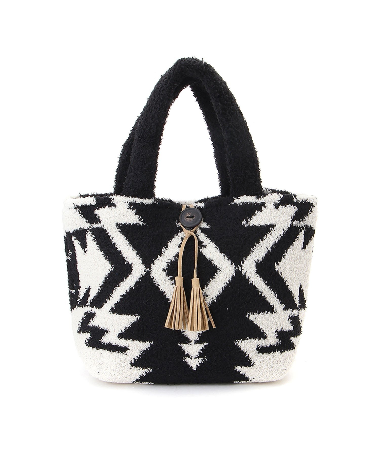 【SALE／50%OFF】ANTIBAL ANTIBAL/(W)モコモコ薄手トートBAG フララニハワイ バッグ トートバッグ ブラック ブラウン グリーンのサムネイル