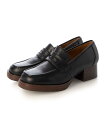 【SALE/30%OFF】ing ストーム入りヒールローファー モード・エ・ジャコモ×イング シューズ・靴 ローファー グリーン ブラウン【送料無料】