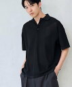 【SALE/30%OFF】RONEL 【RONEL】メッシュニットポロシャツ コーエン トップス ニット ブラック ベージュ【送料無料】