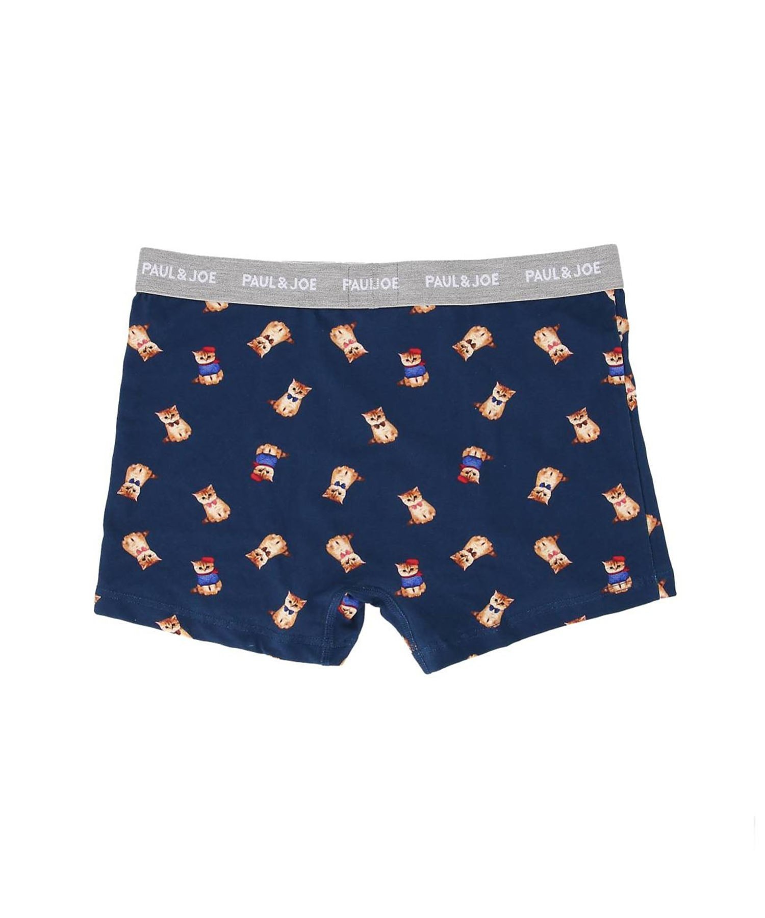 PAUL & JOE PAUL & JOE/ポール & ジョー お座りヌネット総柄ボクサーパン/ ボディライフ インナー・ルームウェア ボクサーパンツ・トランクス ネイビー グレー