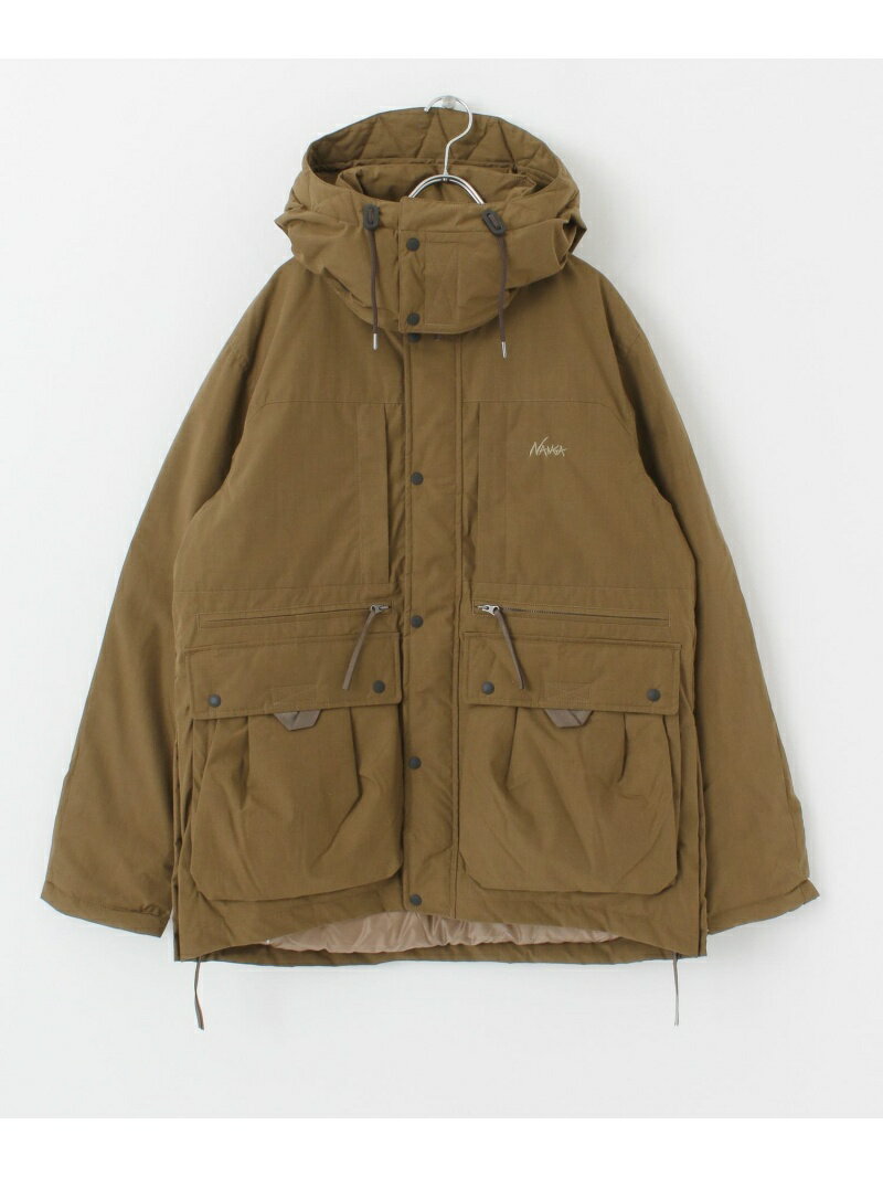 URBAN RESEARCH NANGA TAKIBI DOWN JACKET アーバンリサーチ コート/ジャケット ダウンジャケット グレー ベージュ【送料無料】