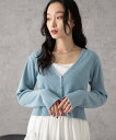 WEGO LADY'S カラーリブショートカーデ ウィゴー トップス ニット ブルー ブラック グリーン ホワイト レッド
