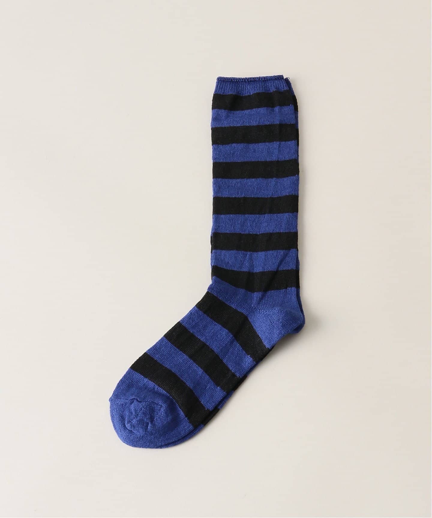 journal standard luxe LINEN BORDER SOCKS W[iX^_[h bNX CEbOEFA C lCr[ O[ u[