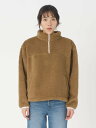 【SALE/40%OFF】Levi's ハーフジップフリース リーバイス トップス スウェット・トレーナー ブラウン【送料無料】