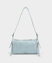 【SALE/30%OFF】CHARLES & KEITH Xylia ザイリア デニムホーボーバッグ チャールズアンドキース バッグ トートバッグ【送料無料】(4)