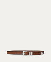 POLO RALPH LAUREN ウエスタン ディストレスト レザー ベルト ラルフローレン ファッション雑貨 ベルト ブラウン【送料無料】