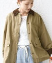 SHIPS WOMEN <洗濯機可能>テント シルエット ワーク ジャケット シップス ジャケット・アウター その他のジャケット・アウター ベージュ【送料無料】