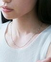 les bon bon les bon bon/sunlight necklace white gold サンライトネックレス ホワイトゴールド K10 10K ジュエリー ギフト ルボンボン セットアップセブン アクセサリー・腕時計 ネックレス シルバー【送料無料】