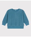 【SALE/20%OFF】PETIT BATEAU ベロアプルオーバー プチバトー トップス スウェット・トレーナー【送料無料】
